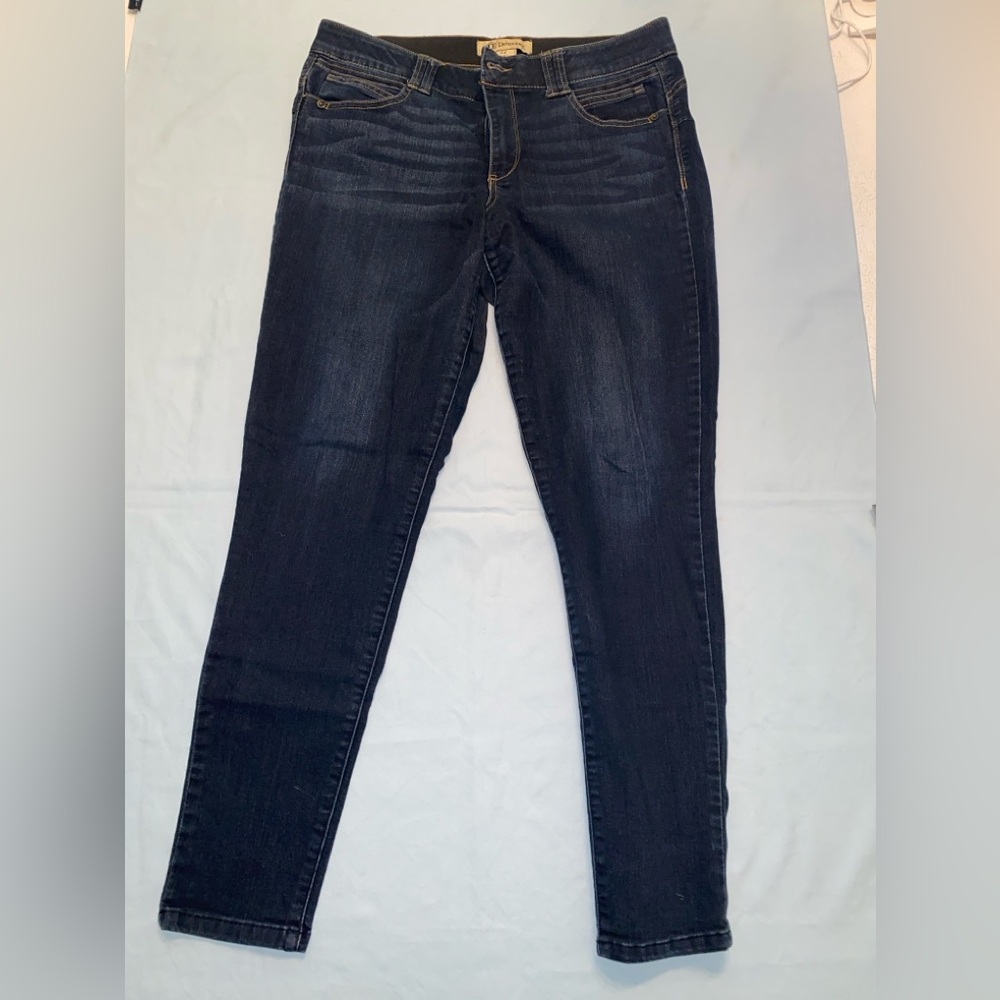 Democracy Women's Deep Indigo Skinny Jeans Ab Technology